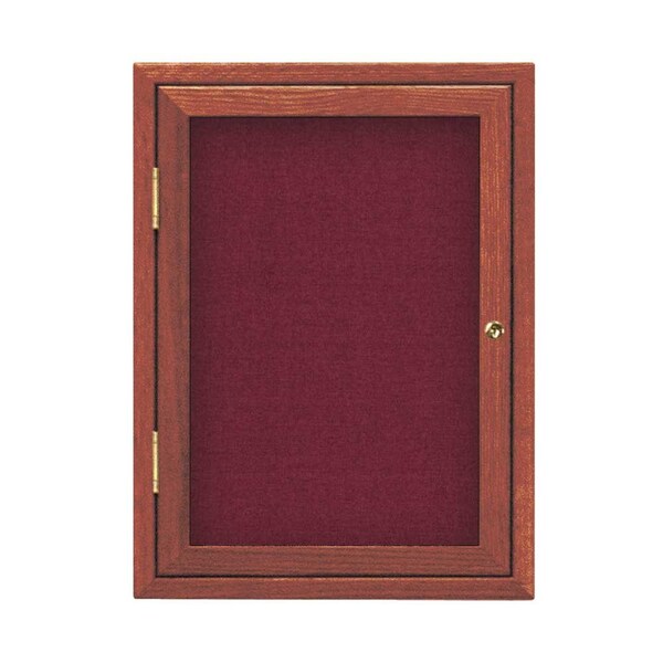 Sliding Glass Door Radius Letterboard, 72"x48", Bronze/Grey Vinyl